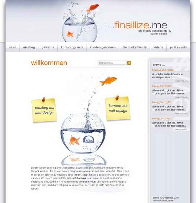 Создание Портала Компании "Finailly" - обучение и карьера